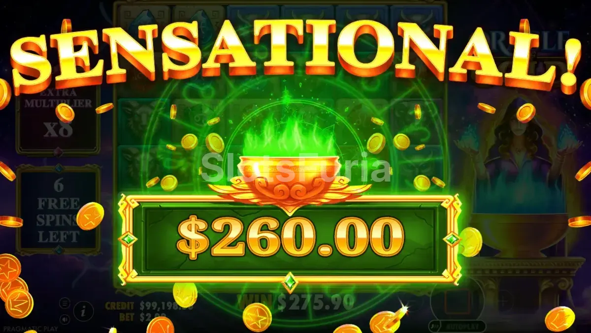 Gran ganancia en Oracle of Gold con multiplicadores encadenados