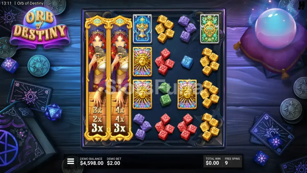 Ronda de giros gratis activa en Orb of Destiny