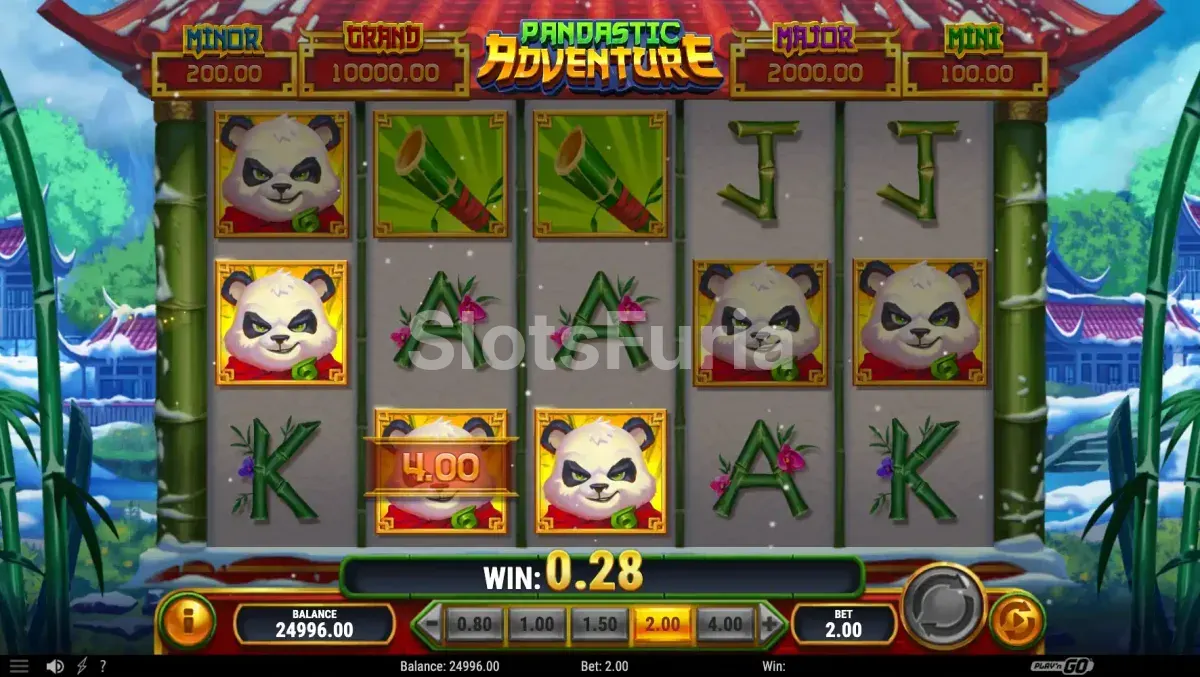Segunda vista del juego base de Pandastic Adventure en acción