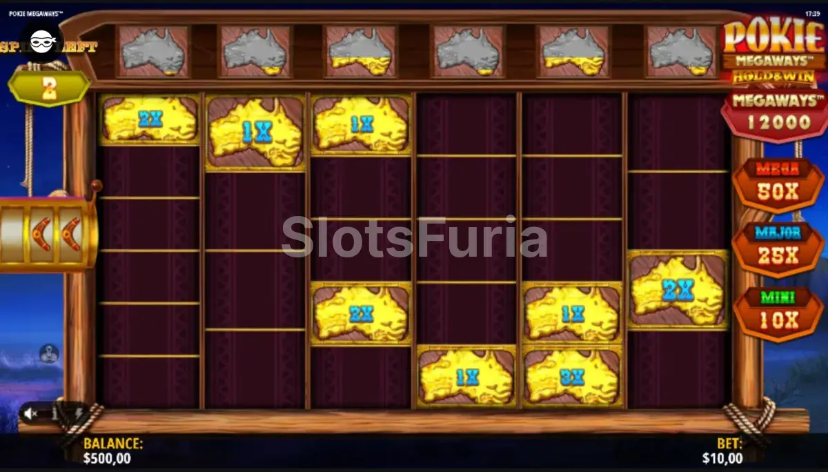 Ronda de giros gratis activa en Pokie Megaways