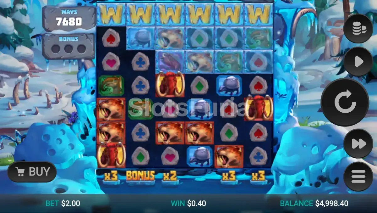Pantalla principal del juego base de Primal Times