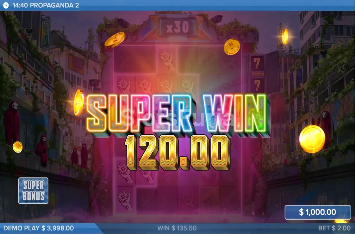 Gran victoria en Propaganda 2 con multiplicador global acumulado
