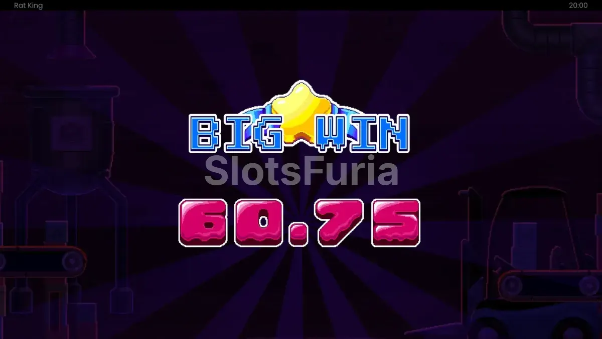 Gran victoria en Rat King con el multiplicador al máximo
