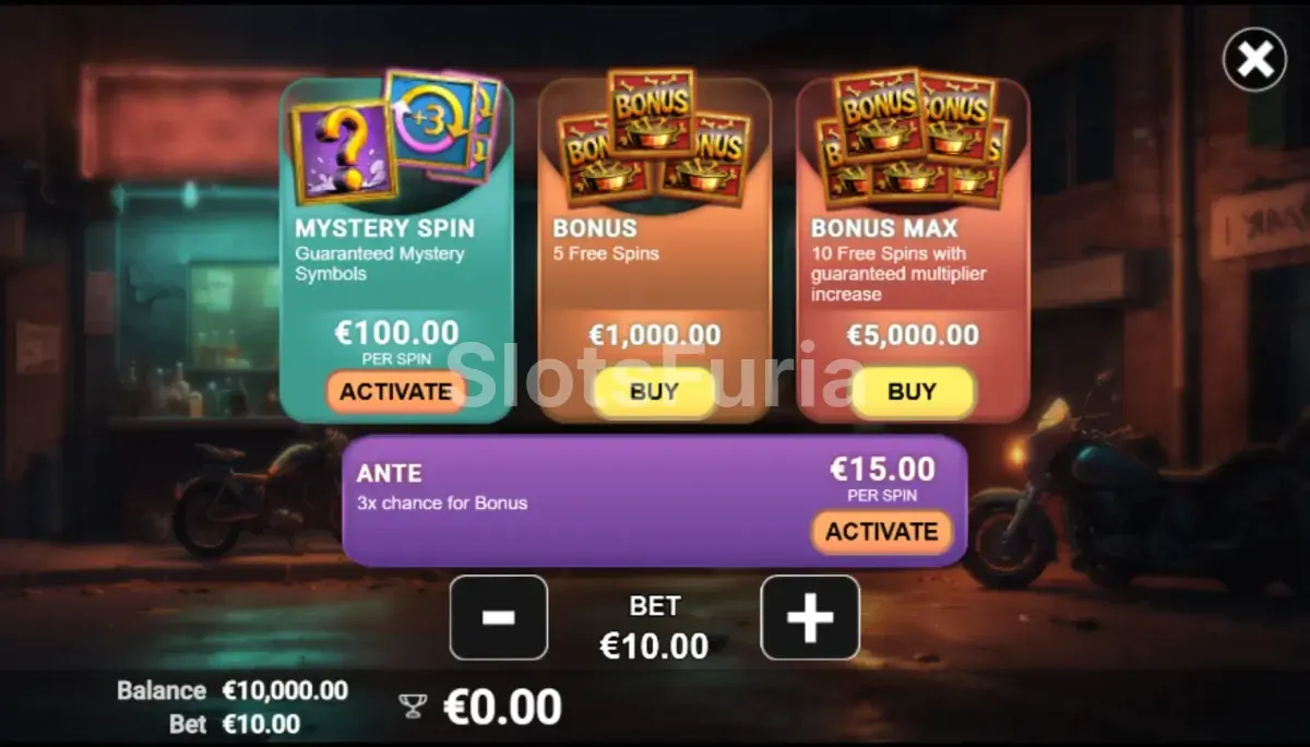 Pantalla de compra de bonus en Rebel Paws de Avatar UX