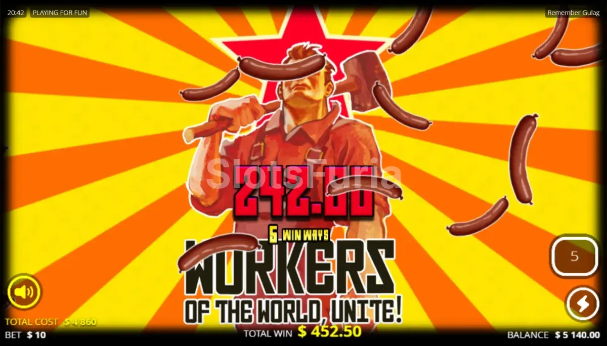 Gran victoria histórica en Remember Gulag de Nolimit City