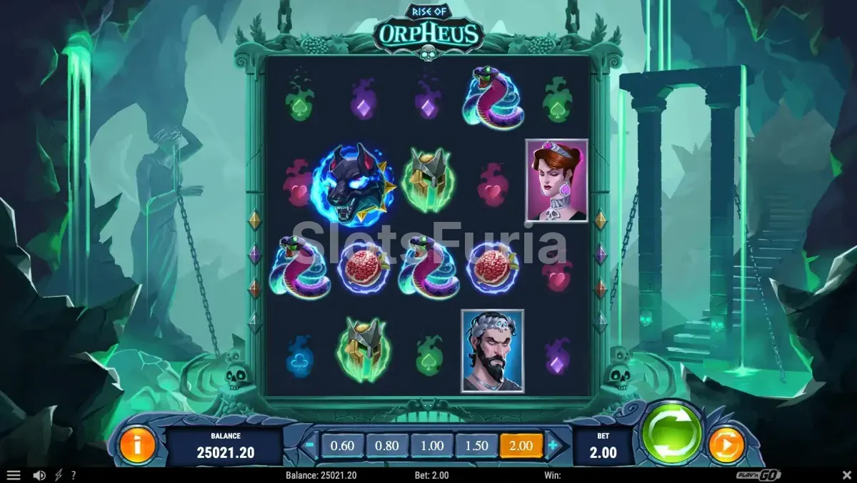 Modo bonus de Rise of Orpheus con los cuatro niveles de ascensión