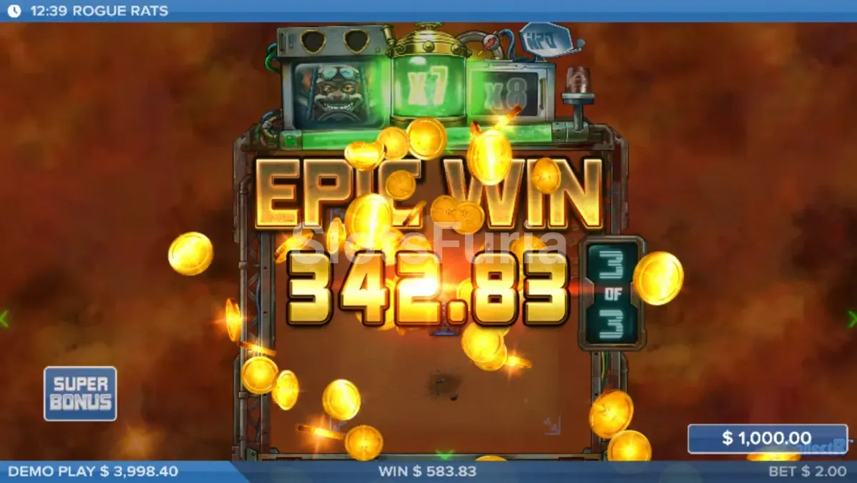 Gran victoria conseguida en Rogue Rats of Nitropolis