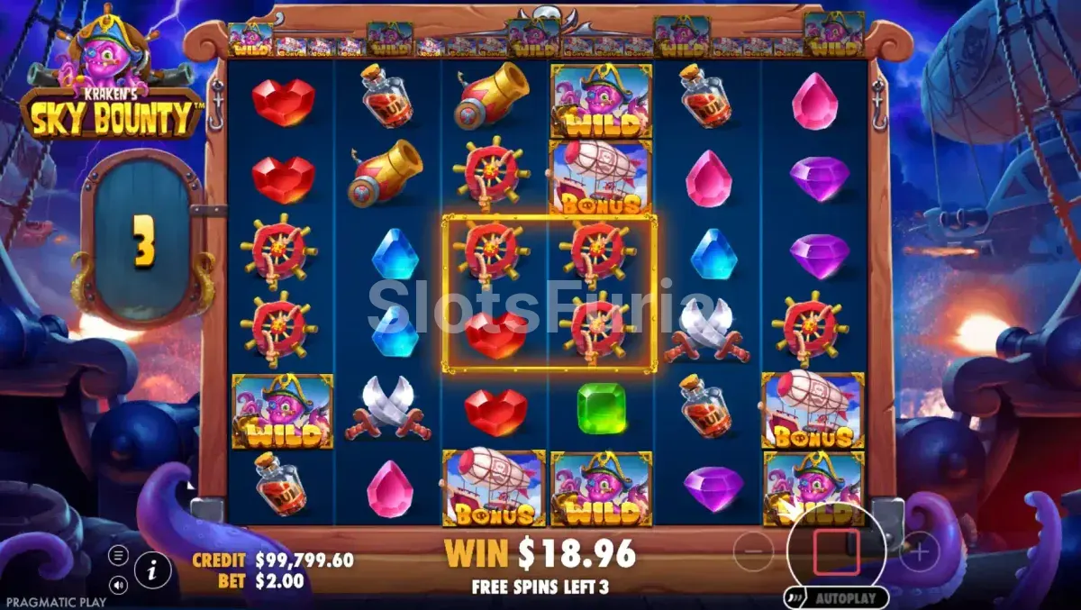 Ronda de giros gratis de Sky Bounty