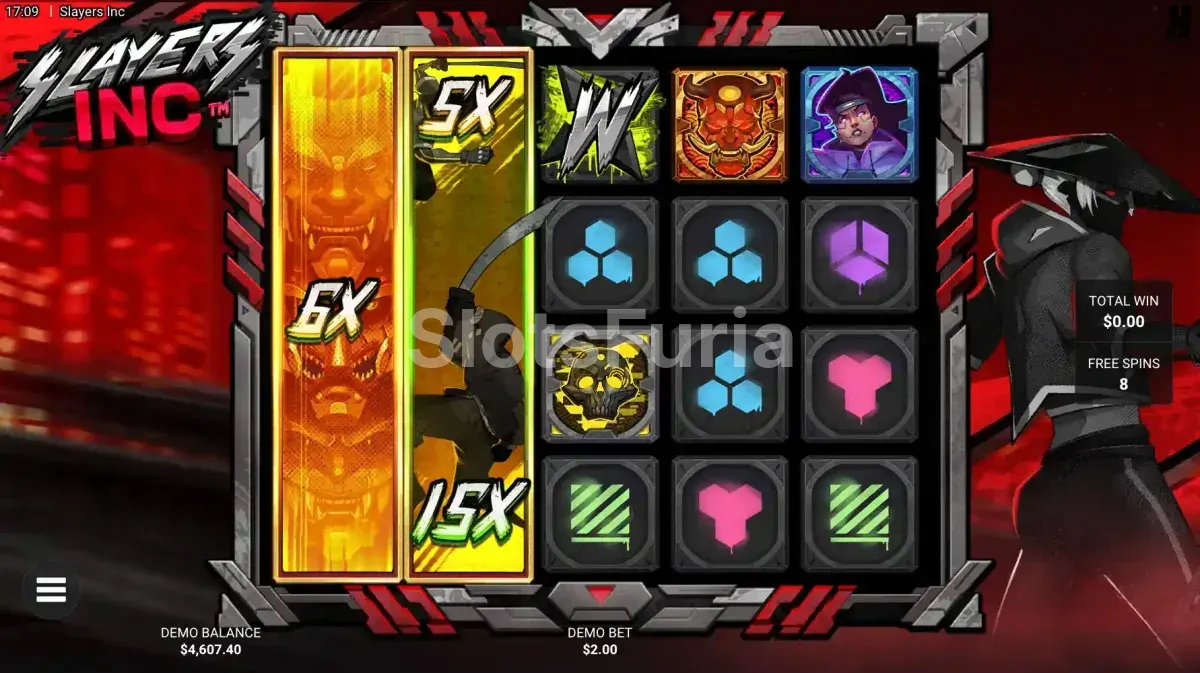 Ronda de giros gratuitos activa en Slayers Inc