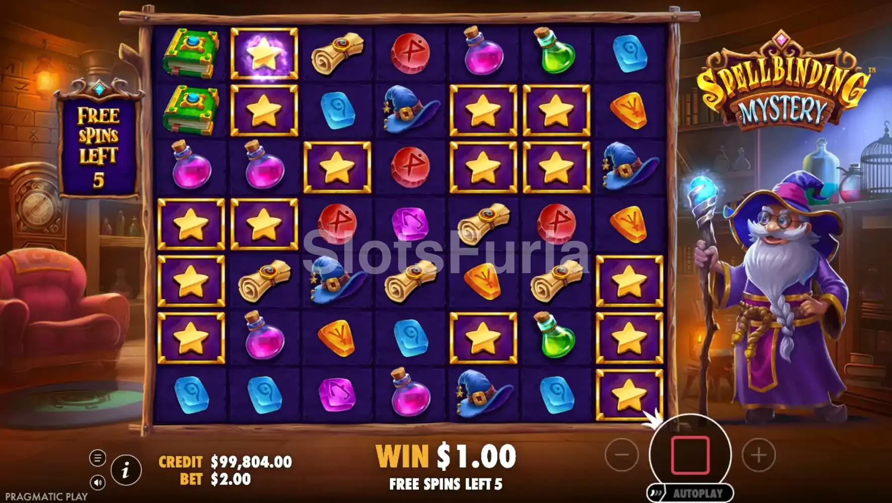 Ronda de tiradas gratuitas activa en Spellbinding Mystery