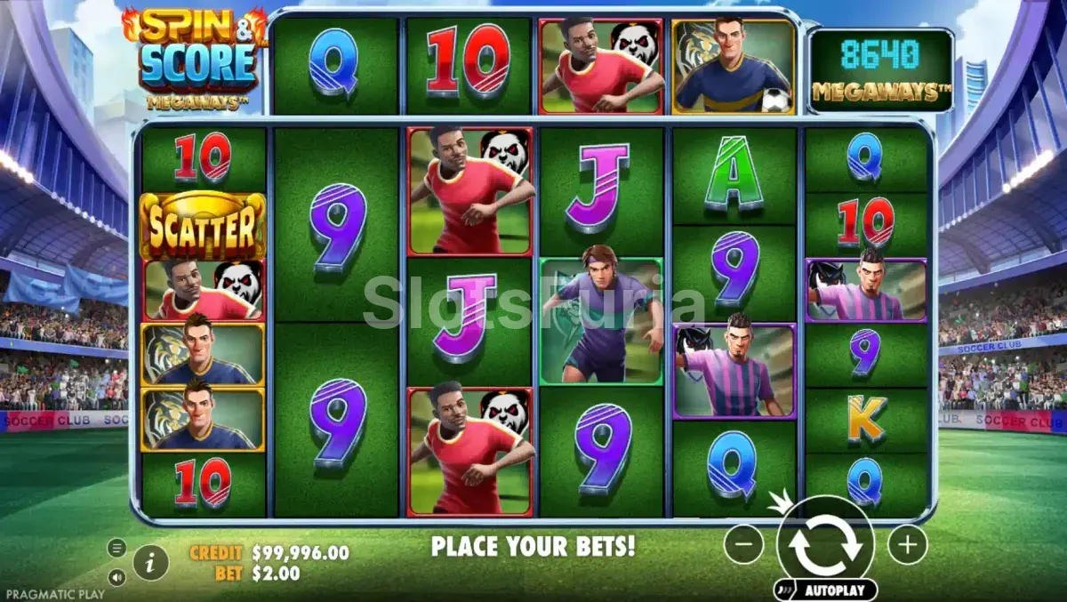 Bonus de tiradas gratuitas activo en Spin & Score Megaways