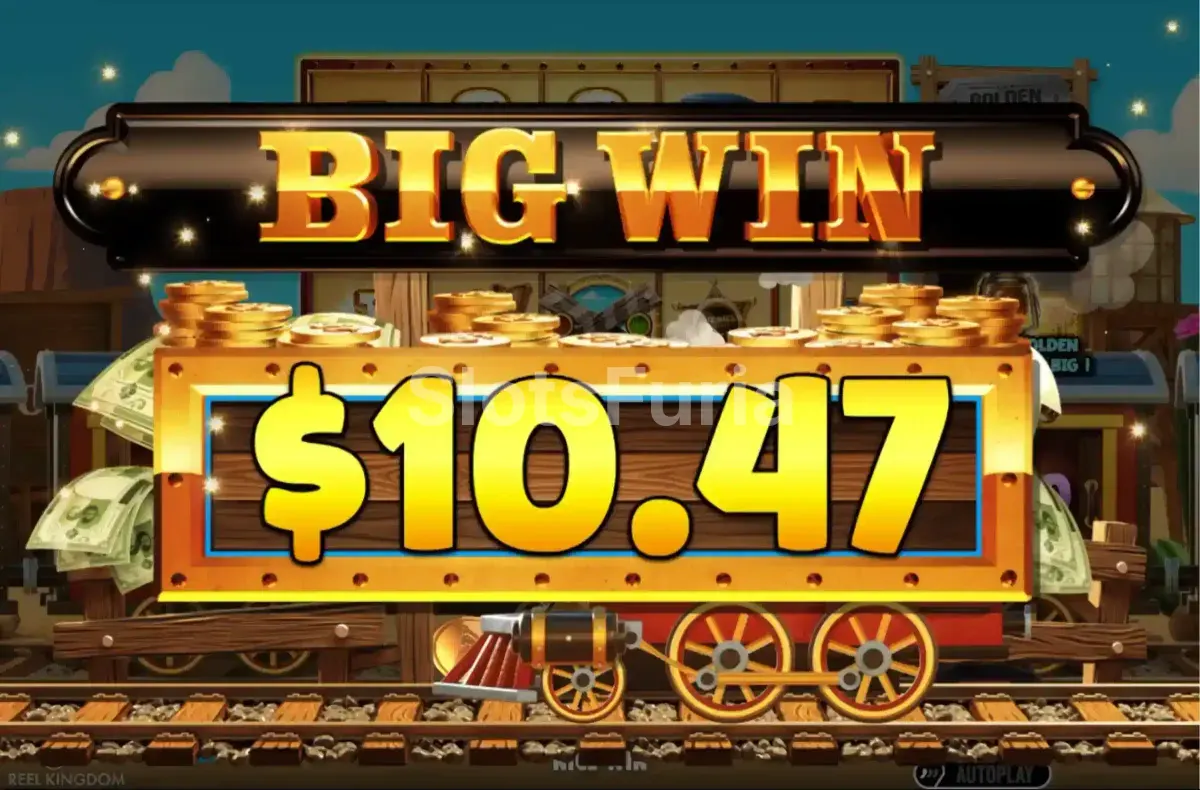 Gran victoria en Steamin Reels con multiplicador máximo activado