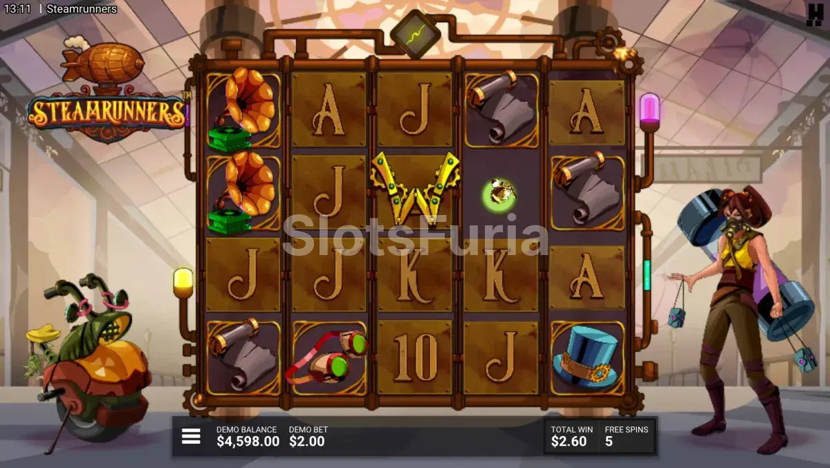 Ronda de giros gratis de Steamrunners en plena explosión de premios