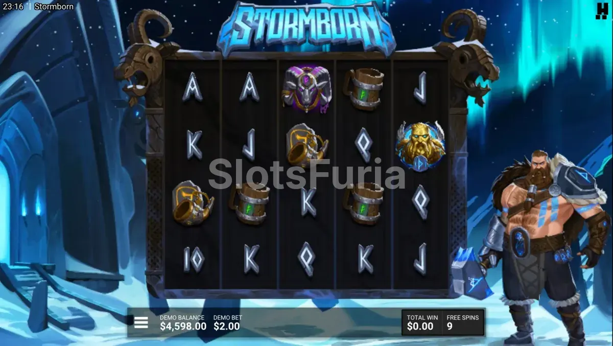 Ronda de giros gratis en Stormborn con Thunder Respins activos