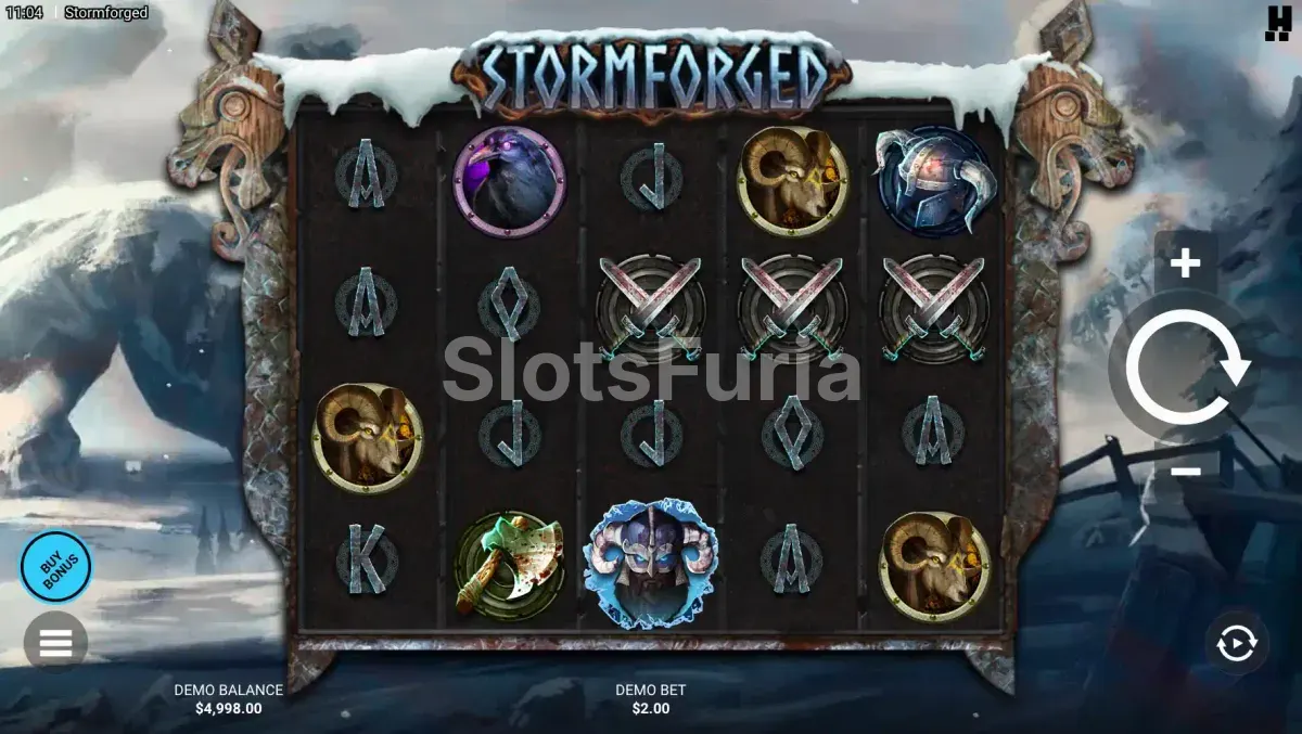 Juego base de Stormforged con la grilla de 5x4