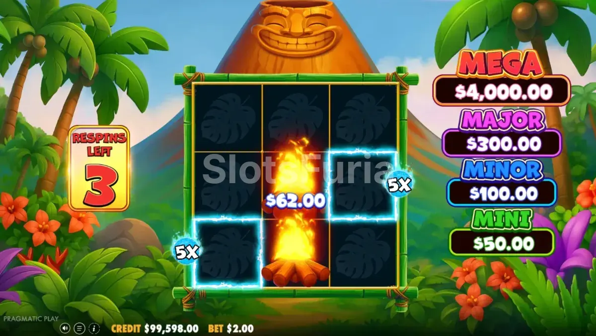 Ronda de tiradas gratuitas activada en Super Tiki Strike