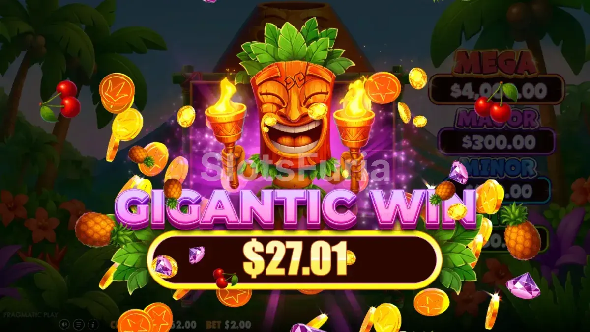 Gran victoria conseguida en Super Tiki Strike de Pragmatic Play