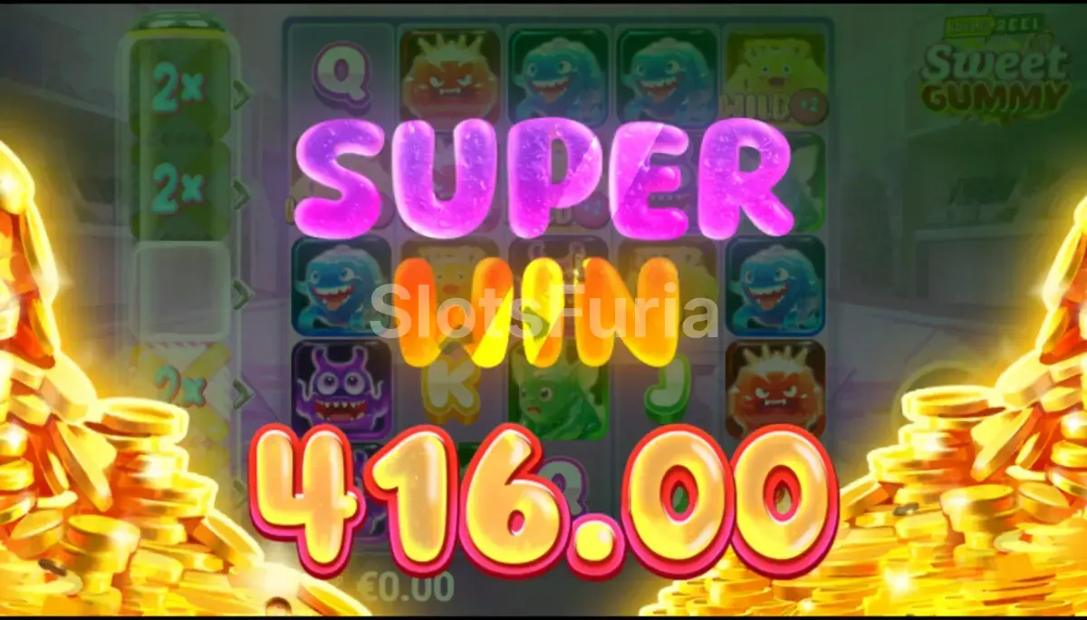 Gran victoria conseguida jugando a Sweet Gummy