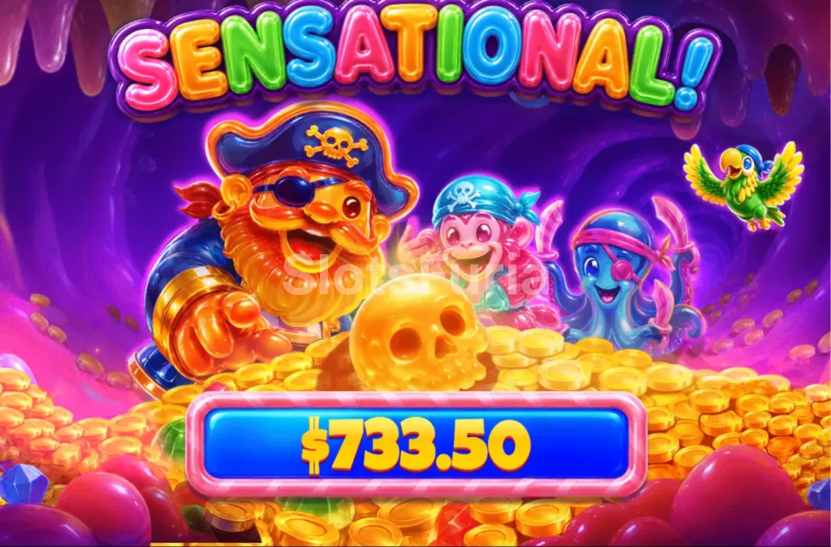 Momento de gran ganancia en Sweet Loot