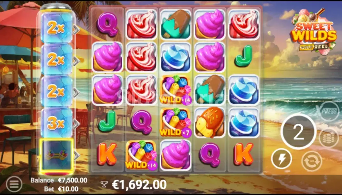 Ronda de giros gratis de Sweet Wilds en plena acción con wilds activos