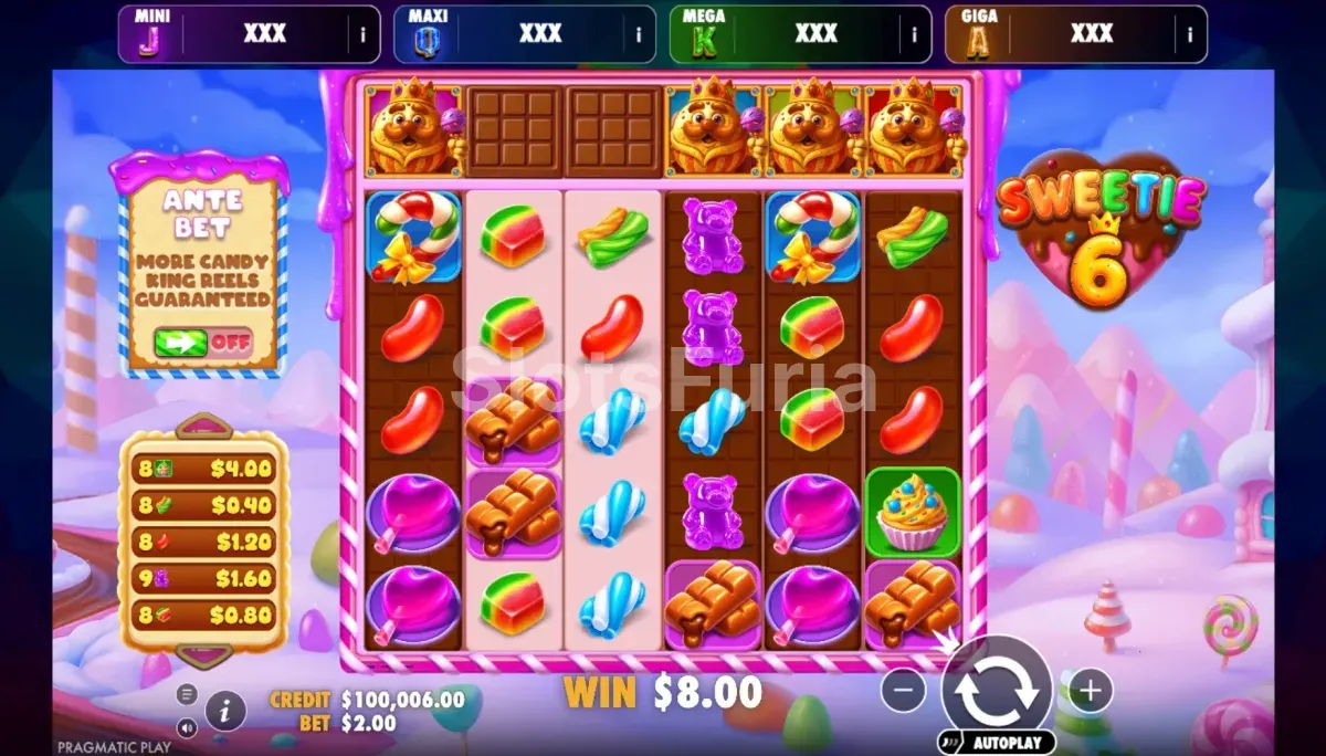 Cuadrícula de juego base de Sweetie 6