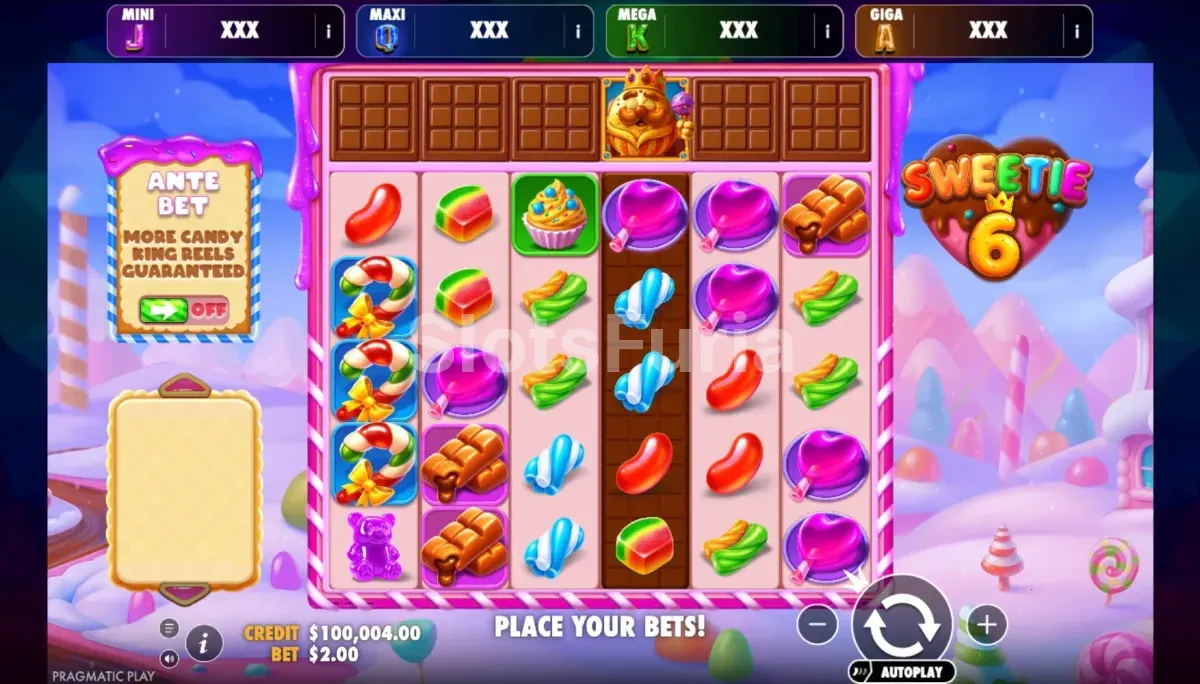 Segunda vista del juego base de Sweetie 6
