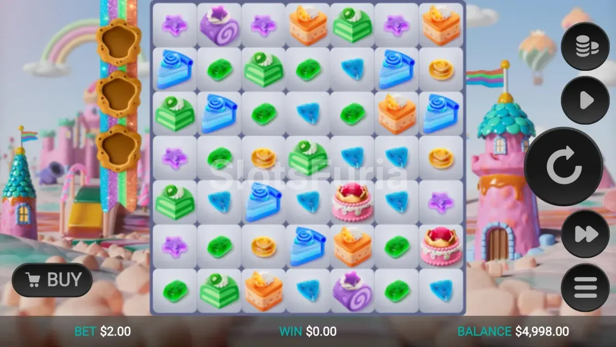 Pantalla principal del juego base de Sweetopia Royale