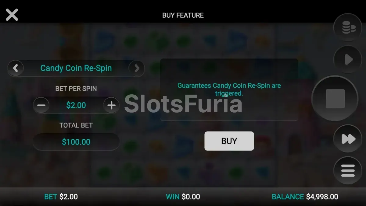 Opción de compra de bono en Sweetopia Royale