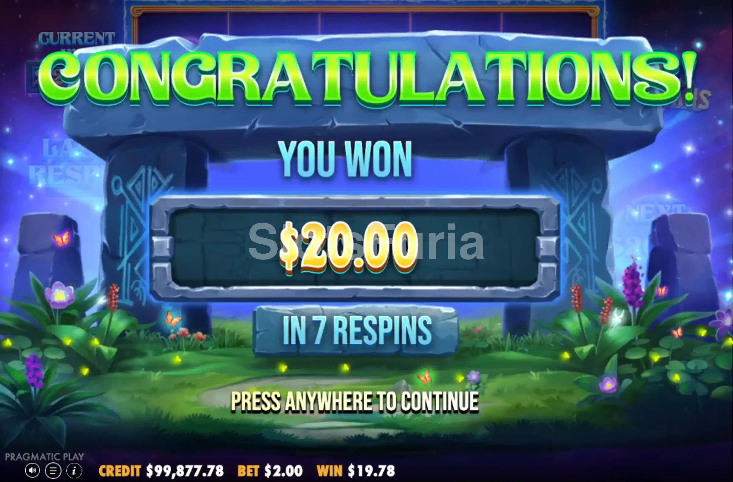 Gran victoria en Temple Guardians con multiplicador máximo