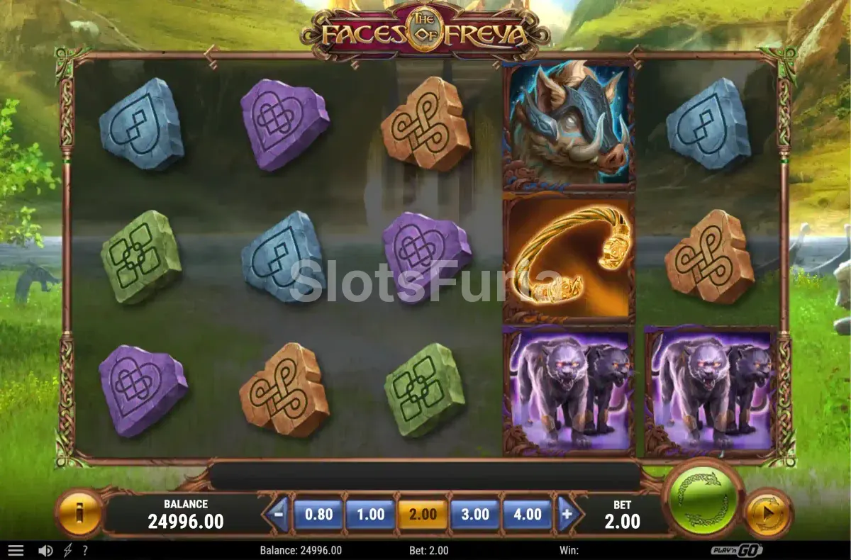 The Faces of Freya mostrando el bonus en acción