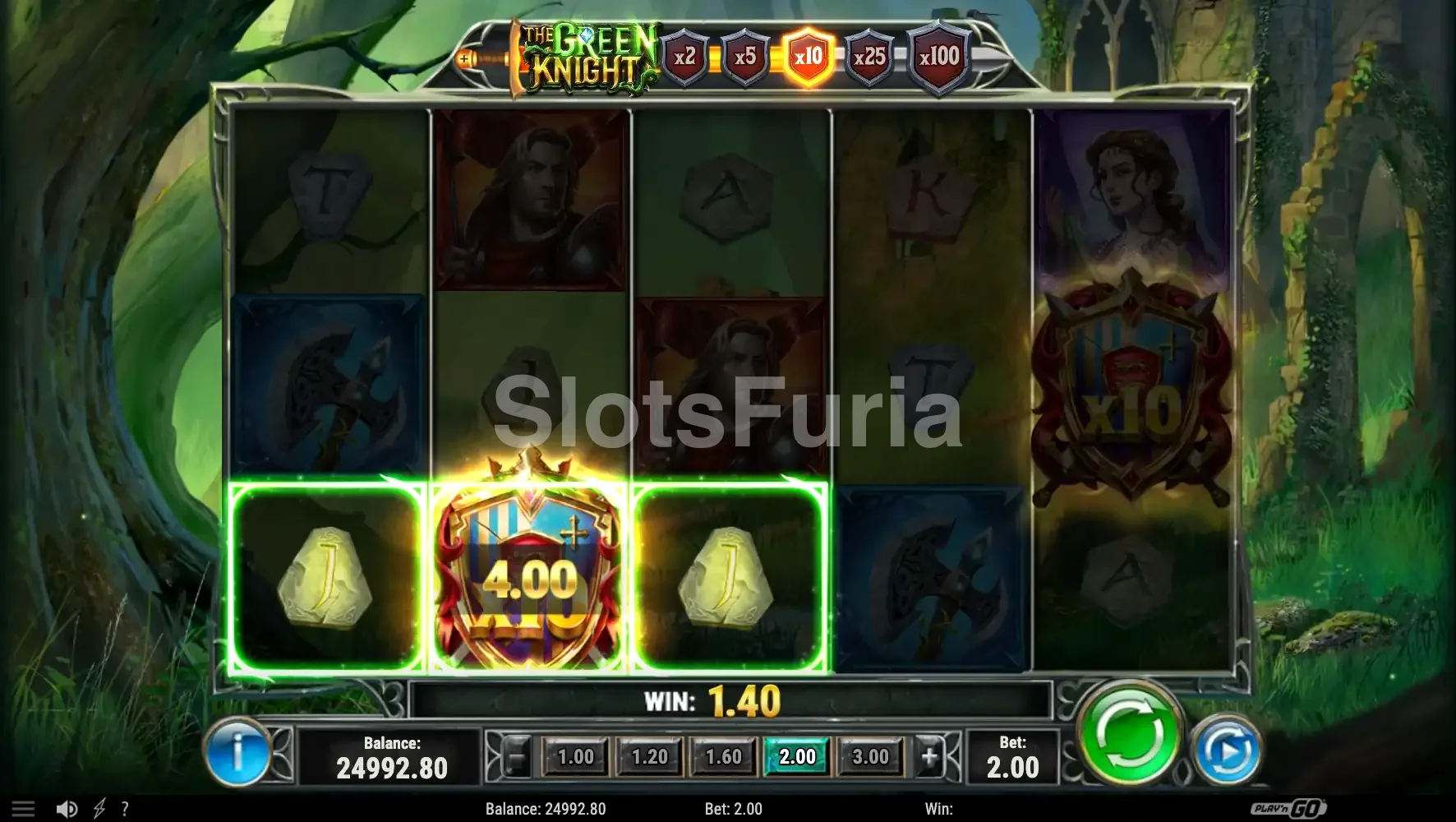 Segunda vista del juego base de The Green Knight