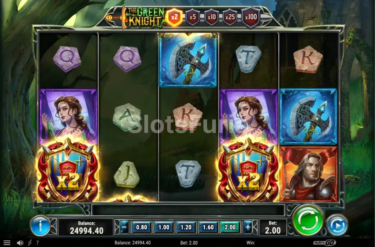 Wild con multiplicador en The Green Knight