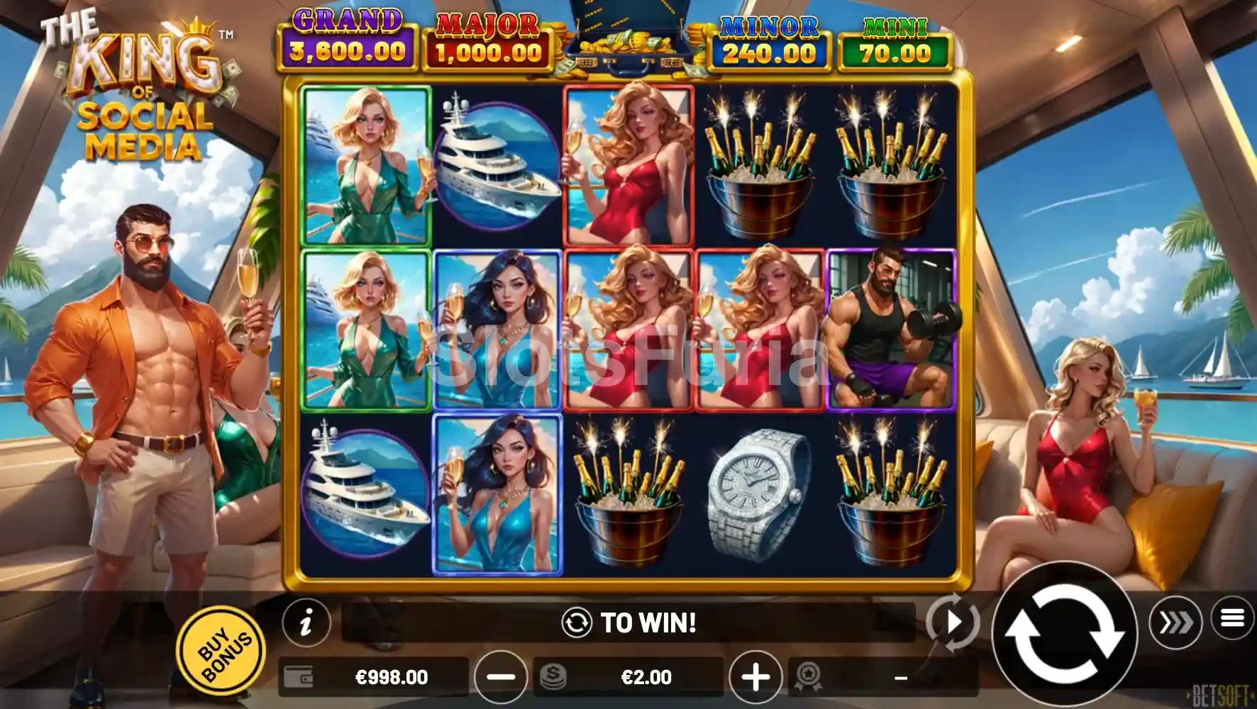 Juego base de The King of Social Media con sus 5 carretes