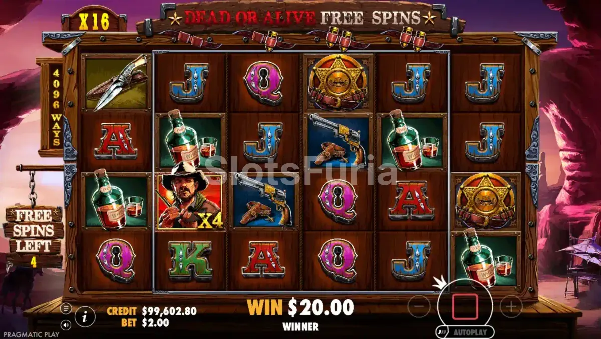 Ronda de giros gratuitos activa en The Wild Gang