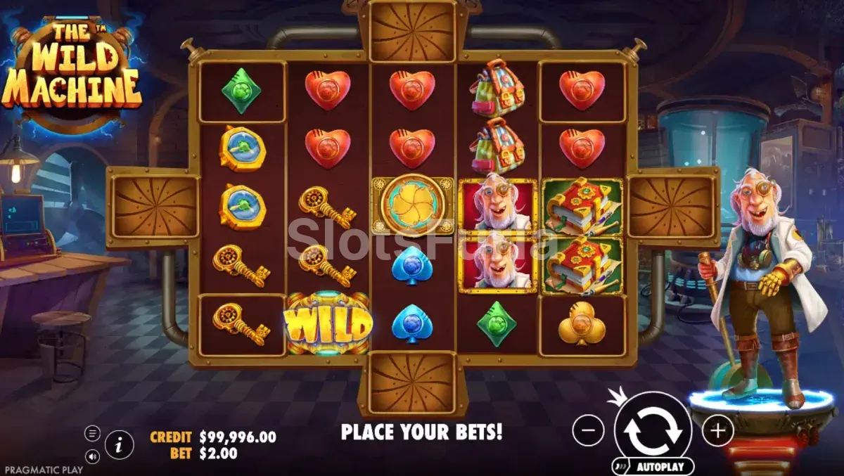 Segundo plano del juego base de The Wild Machine en plena acción