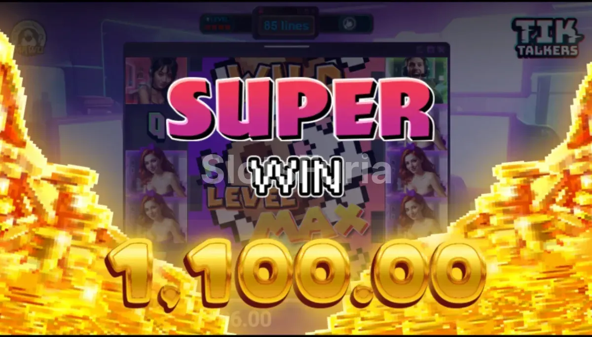 Gran victoria conseguida en Tik Talkers mostrando multiplicador épico