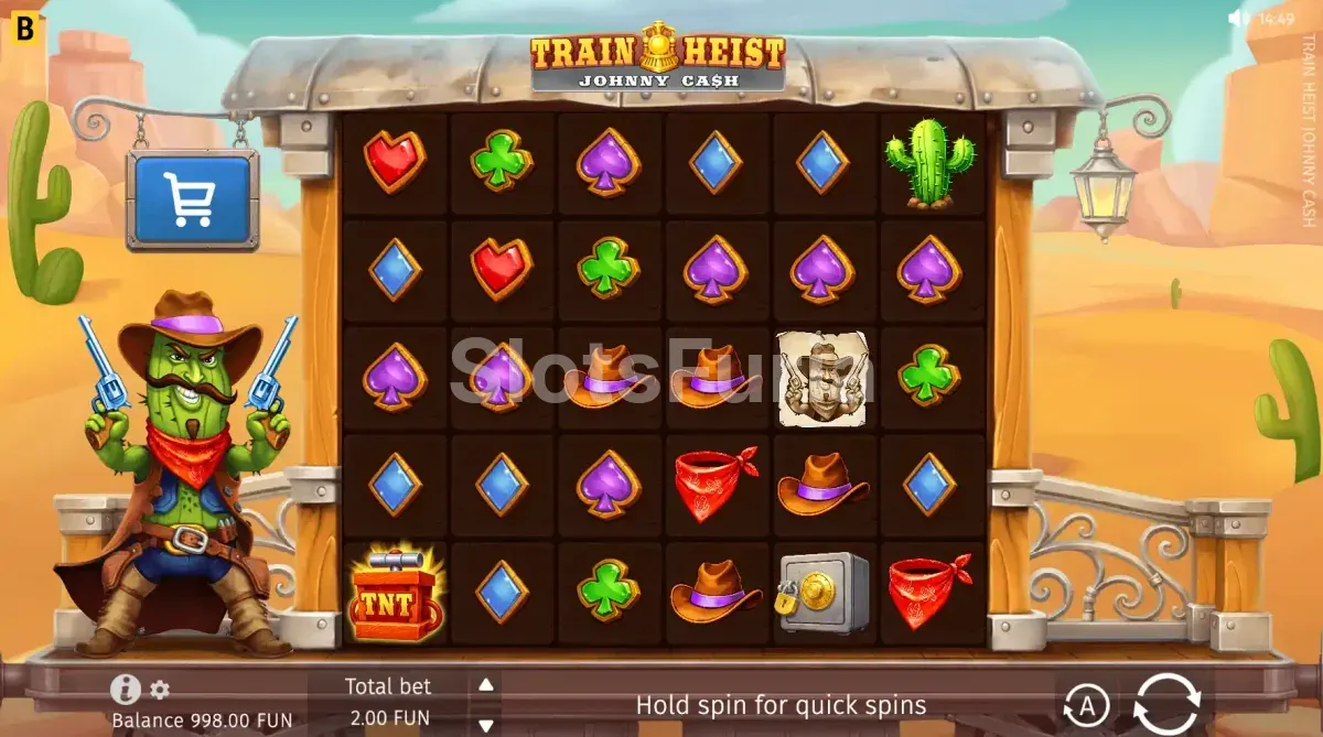 Juego base de Train Heist Johnny Cash - los rodillos en plena acción