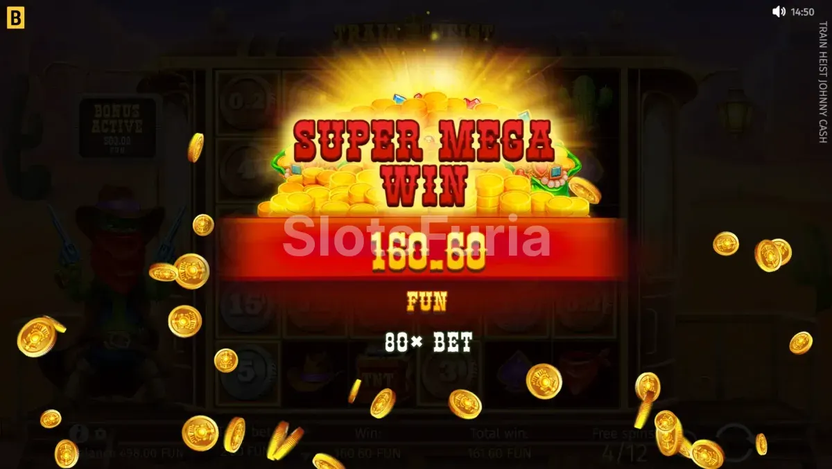 Gran victoria registrada en Train Heist Johnny Cash