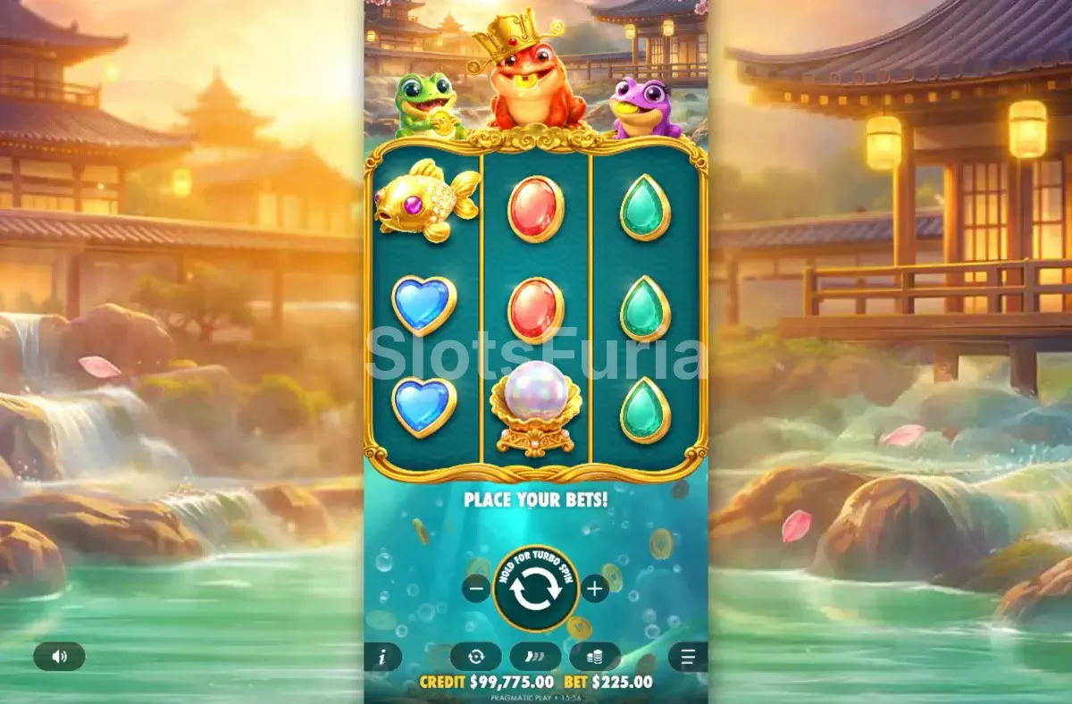 Pantalla del juego base de Triple Hop Pots
