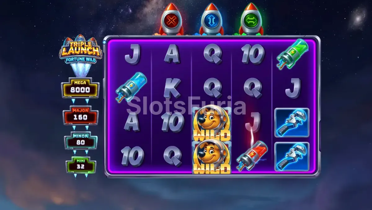 Celdas de combustible activas en Triple Launch Fortune Wild