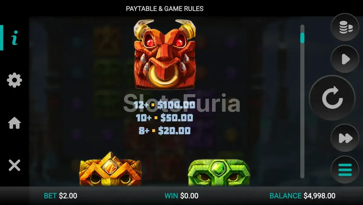 Tabla de pagos completa de la slot Volatile Vikings
