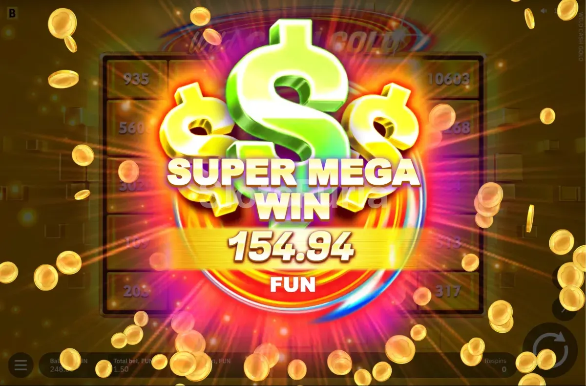 Gran premio en el nivel Extreme de Wild Cash Gold
