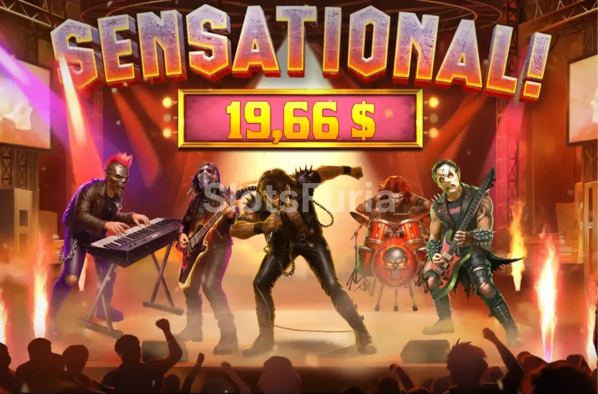 Pantalla de gran victoria en Wild Skullz con multiplicador máximo activado