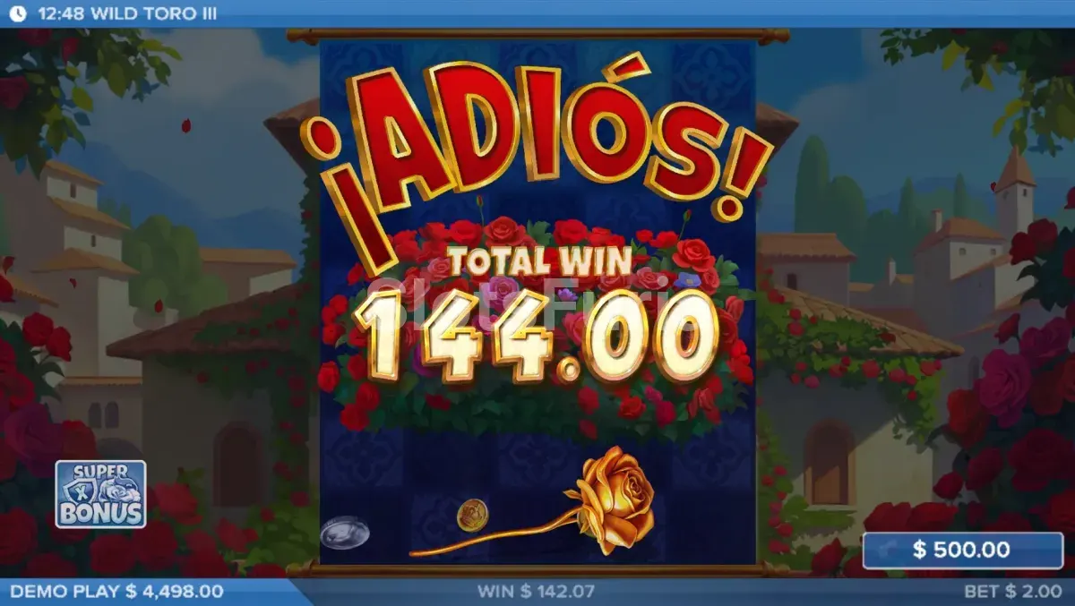 Gran victoria en Wild Toro 3 con multiplicadores activos