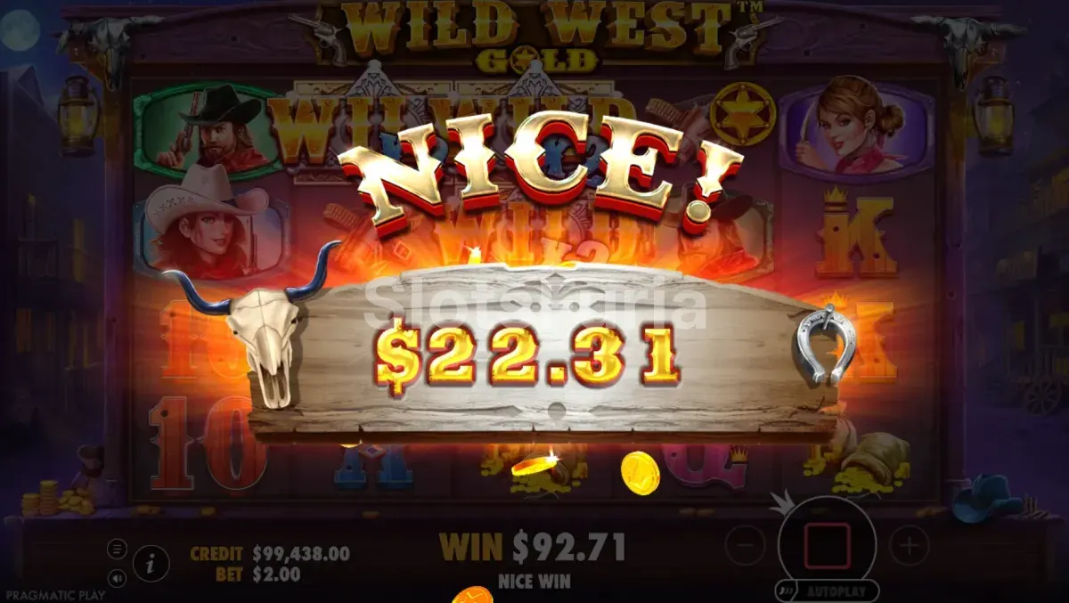 Gran ganancia en Wild West Gold con multiplicadores sumados