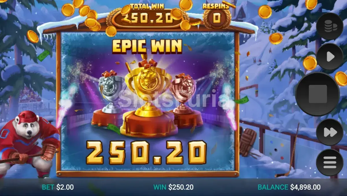 Gran victoria en Winter Champions con multiplicadores encadenados