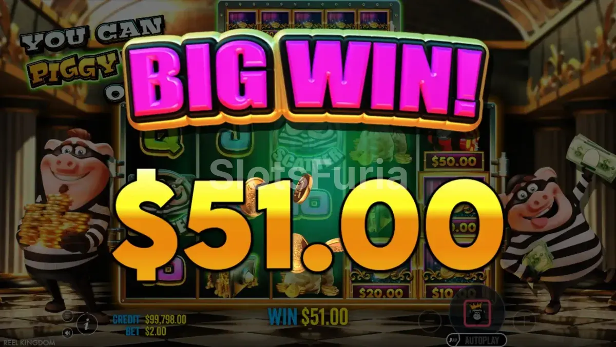 Gran victoria en You Can Piggy Bank on It durante los giros gratuitos